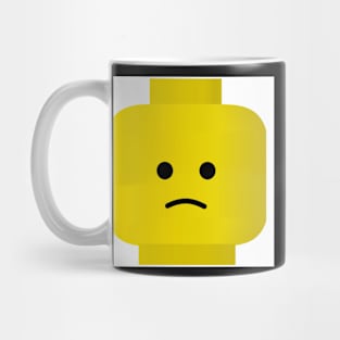 Sad Minifig Head Mug